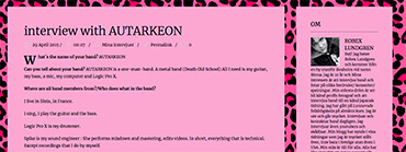 Robex Lundgren - Interview with AUTARKEON